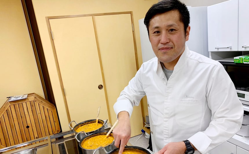 「新潟グルメオンライン料理教室」講師：長谷川祐介シェフ